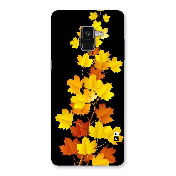 Autumn Forest Leaves Back Case for Galaxy A8 Plus