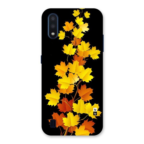 Autumn Forest Leaves Back Case for Galaxy M01