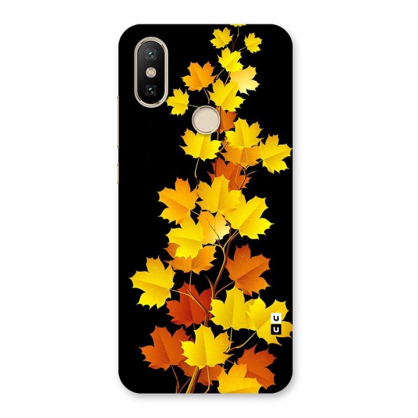 Autumn Forest Leaves Back Case for Mi A2