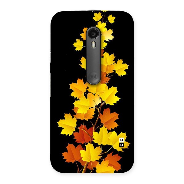 Autumn Forest Leaves Back Case for Moto G3