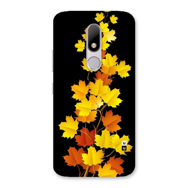 Autumn Forest Leaves Back Case for Moto M