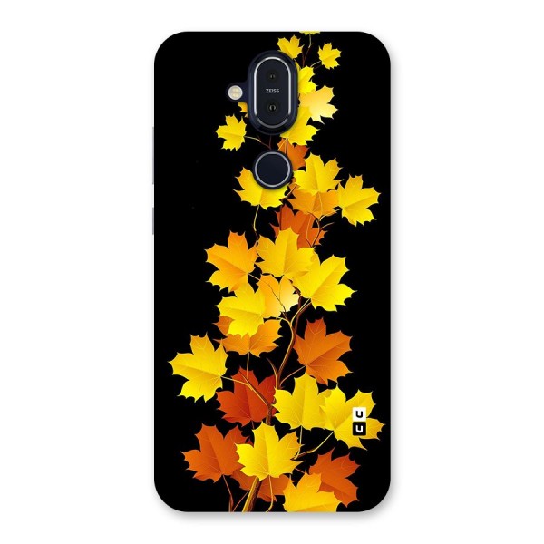 Autumn Forest Leaves Back Case for Nokia 8.1