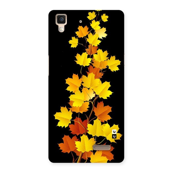 Autumn Forest Leaves Back Case for Oppo R7