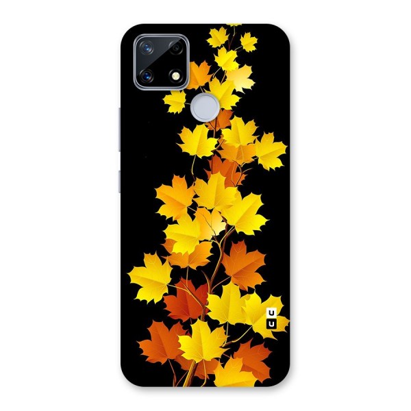 Autumn Forest Leaves Glass Back Case for Realme Narzo 20