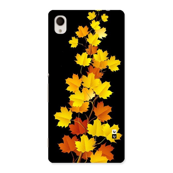 Autumn Forest Leaves Back Case for Sony Xperia M4