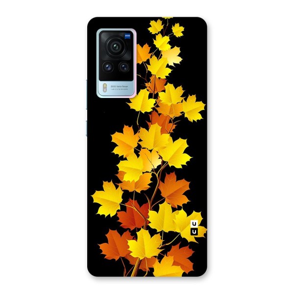 Autumn Forest Leaves Glass Back Case for Vivo X60 Pro