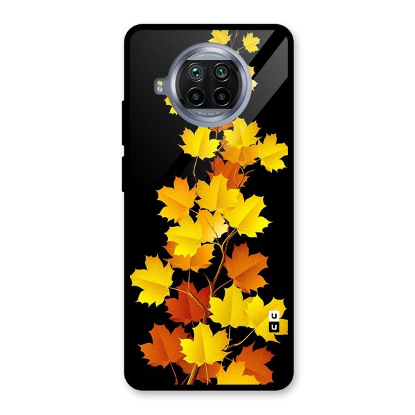 Autumn Forest Leaves Glass Back Case for Mi 10i