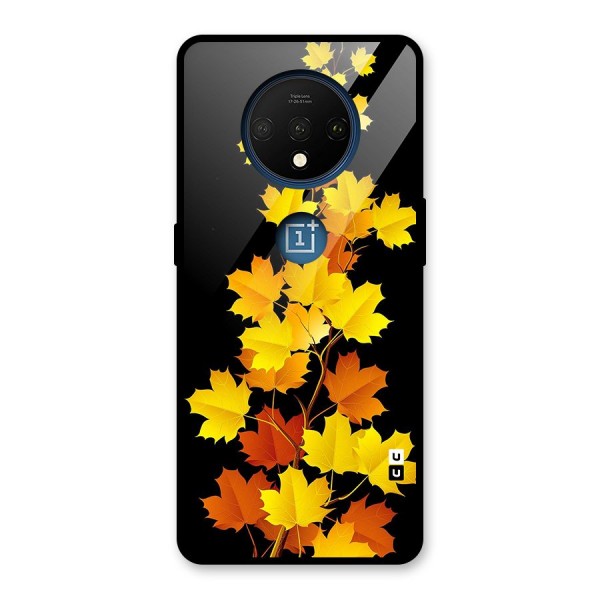 Autumn Forest Leaves Glass Back Case for OnePlus 7T