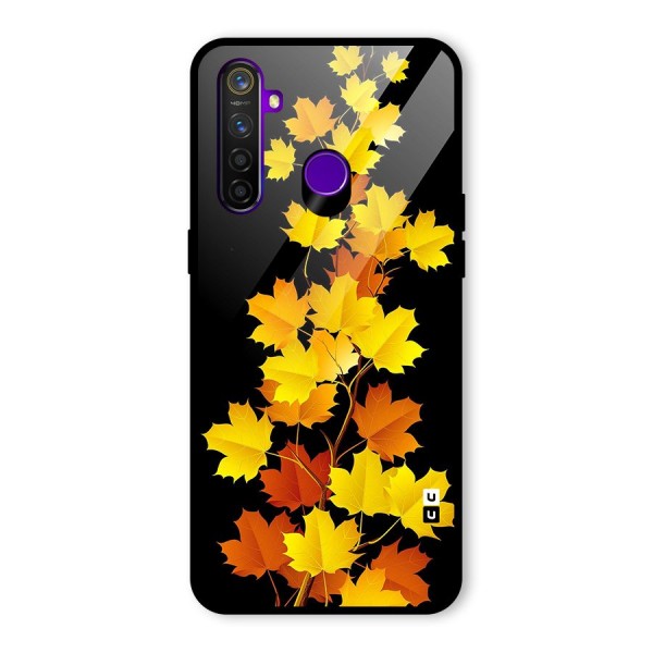 Autumn Forest Leaves Glass Back Case for Realme 5 Pro