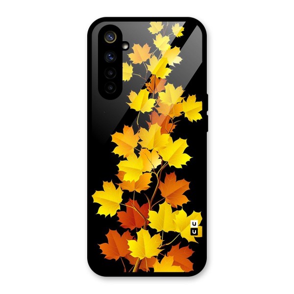 Autumn Forest Leaves Glass Back Case for Realme 6