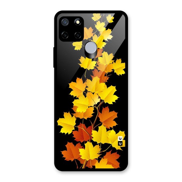 Autumn Forest Leaves Glass Back Case for Realme C12