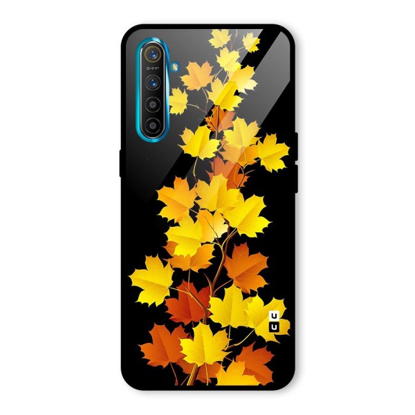 Autumn Forest Leaves Glass Back Case for Realme XT