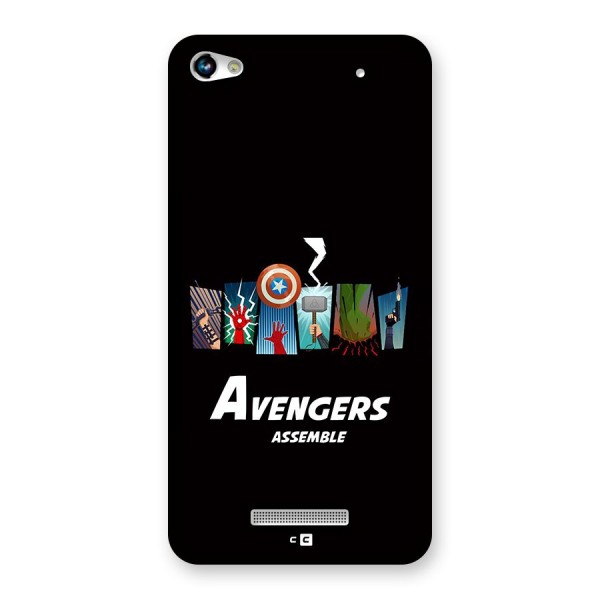 Avengers Assemble Back Case for Canvas Hue 2 A316