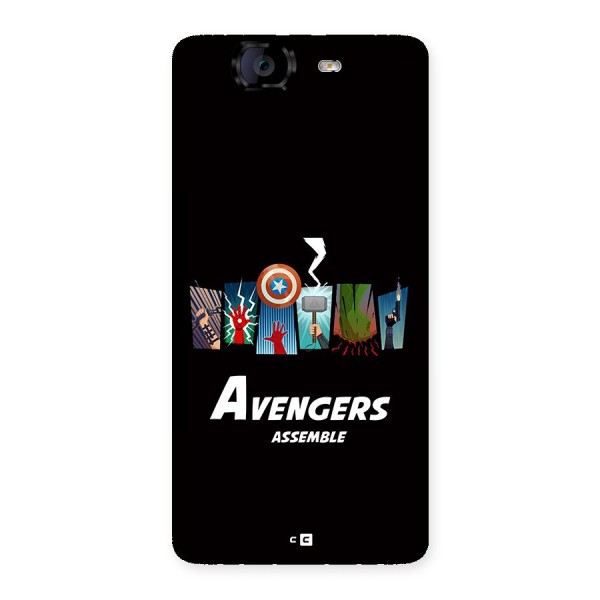 Avengers Assemble Back Case for Canvas Knight A350