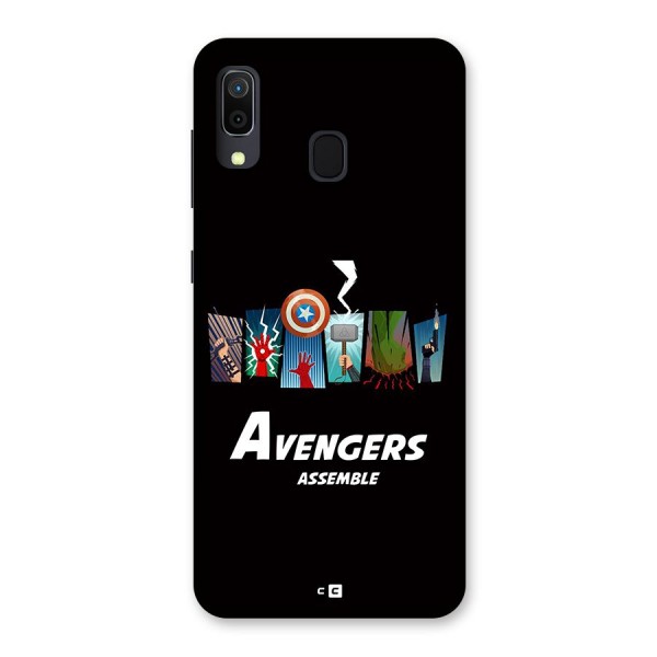 Avengers Assemble Back Case for Galaxy A20