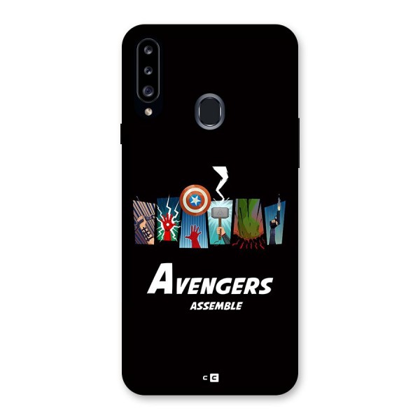 Avengers Assemble Back Case for Galaxy A20s