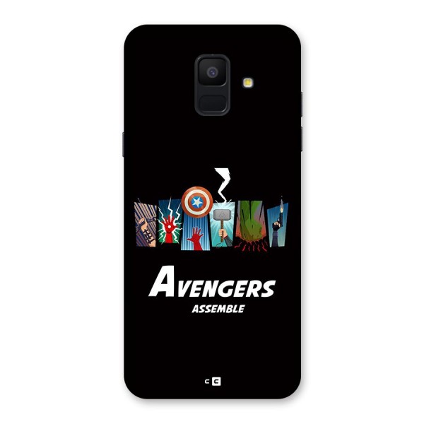 Avengers Assemble Back Case for Galaxy A6 (2018)