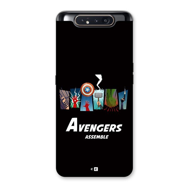 Avengers Assemble Back Case for Galaxy A80