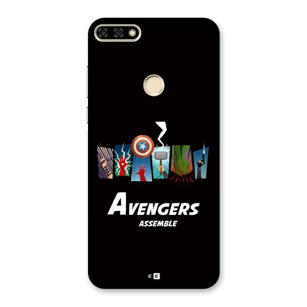 Avengers Assemble Back Case for Honor 7A