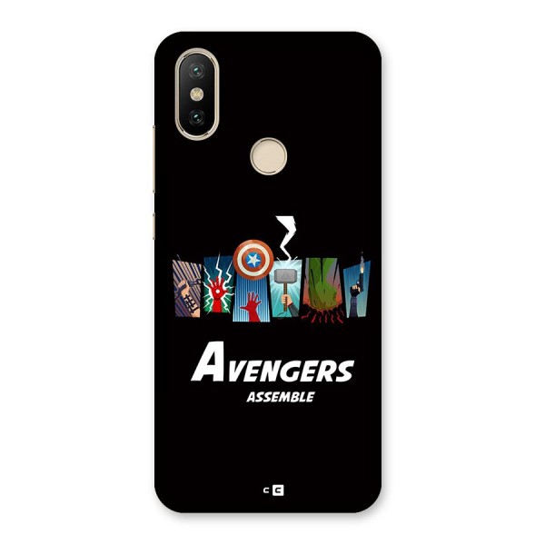 Avengers Assemble Back Case for Mi A2