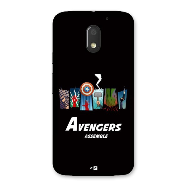 Avengers Assemble Back Case for Moto E3 Power