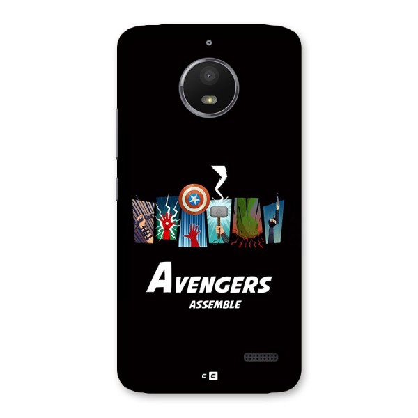 Avengers Assemble Back Case for Moto E4