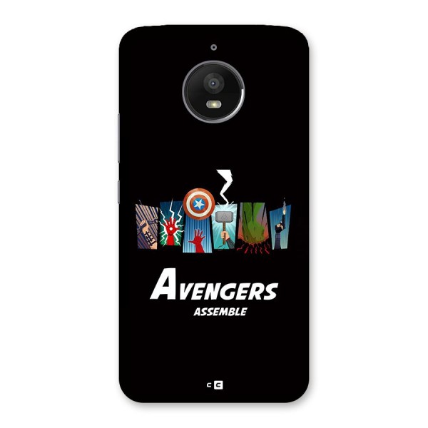 Avengers Assemble Back Case for Moto E4 Plus