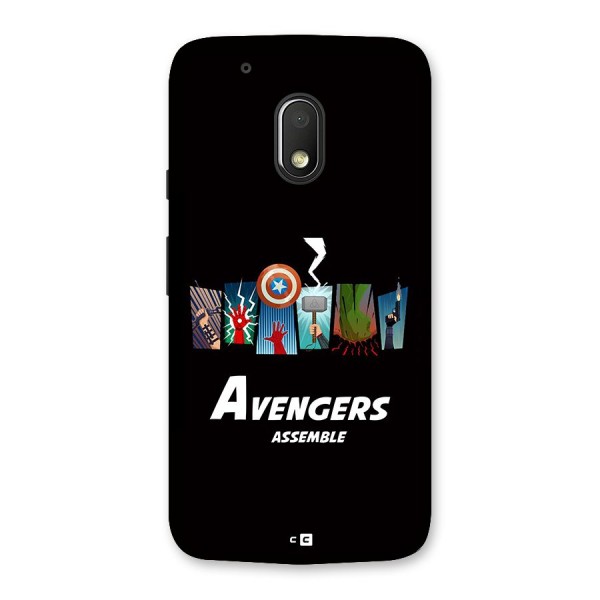 Avengers Assemble Back Case for Moto G4 Play