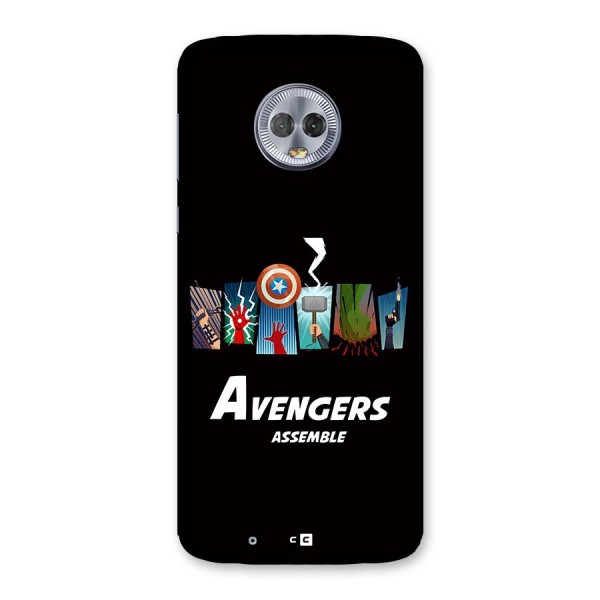 Avengers Assemble Back Case for Moto G6