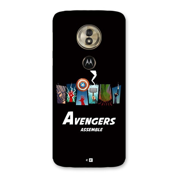 Avengers Assemble Back Case for Moto G6 Play