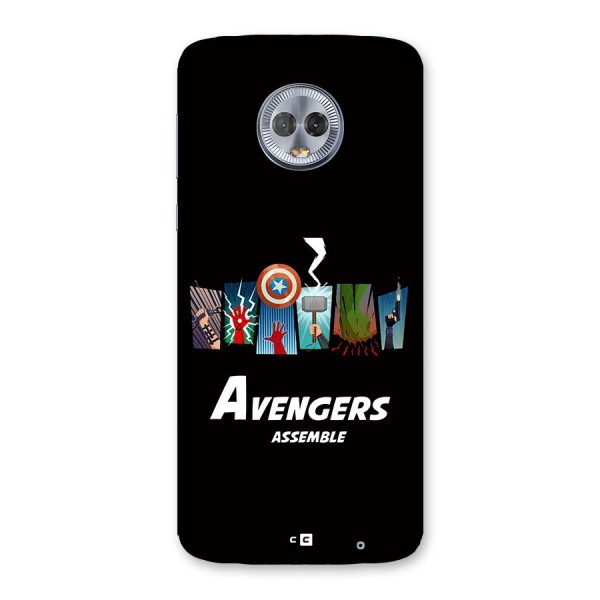 Avengers Assemble Back Case for Moto G6 Plus