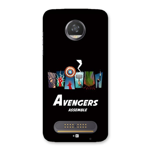 Avengers Assemble Back Case for Moto Z2 Play