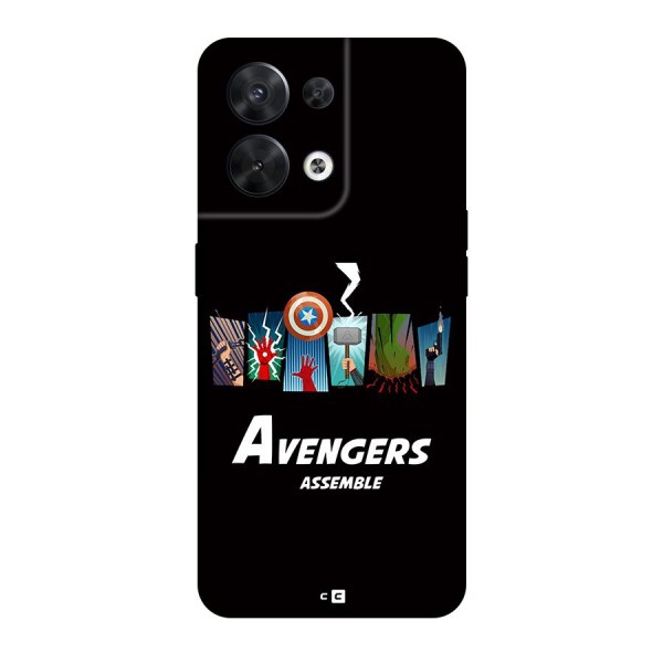 Avengers Assemble Back Case for Oppo Reno8 5G