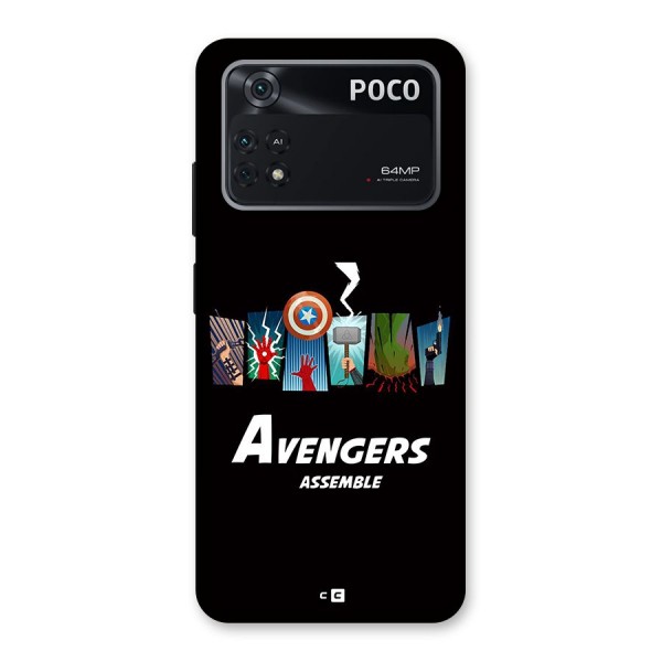 Avengers Assemble Back Case for Poco M4 Pro 4G