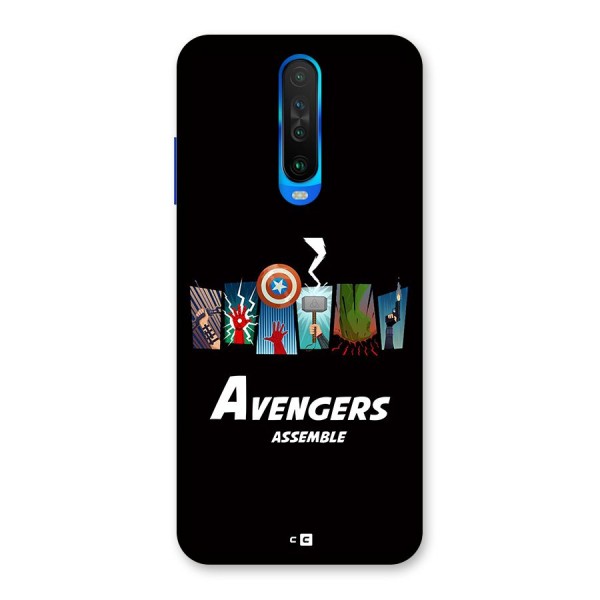 Avengers Assemble Back Case for Poco X2