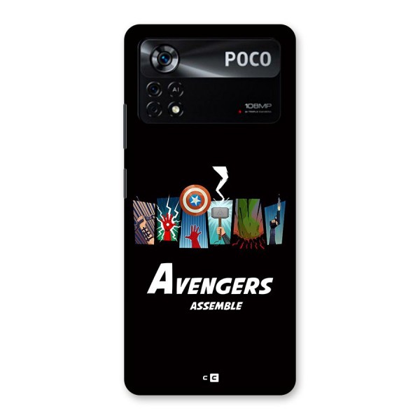 Avengers Assemble Back Case for Poco X4 Pro 5G