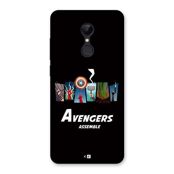 Avengers Assemble Back Case for Redmi 5