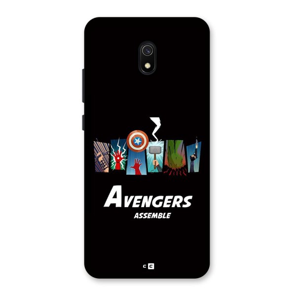 Avengers Assemble Back Case for Redmi 8A