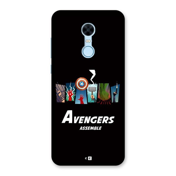 Avengers Assemble Back Case for Redmi Note 5