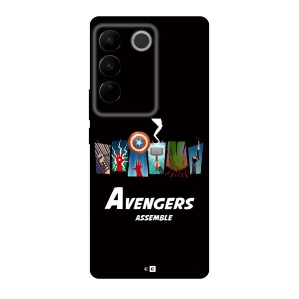 Avengers Assemble Back Case for Vivo V27