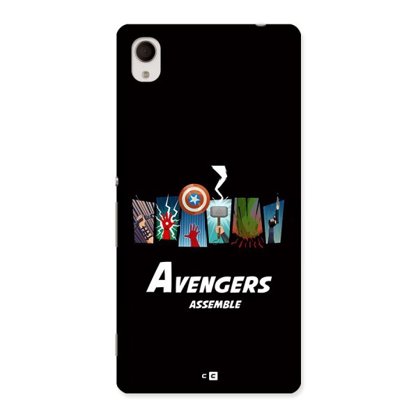 Avengers Assemble Back Case for Xperia M4