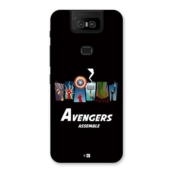 Avengers Assemble Back Case for Zenfone 6z