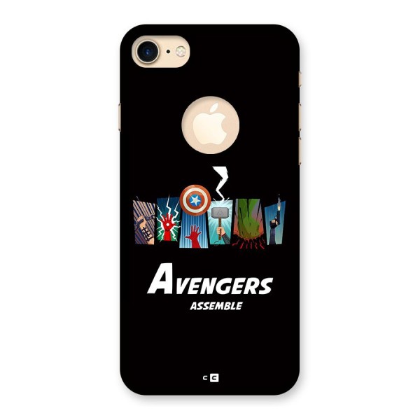 Avengers Assemble Back Case for iPhone 8 Logo Cut