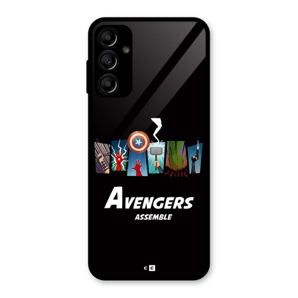 Avengers Assemble Glass Back Case for Galaxy A14 5G