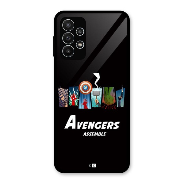 Avengers Assemble Glass Back Case for Galaxy A23