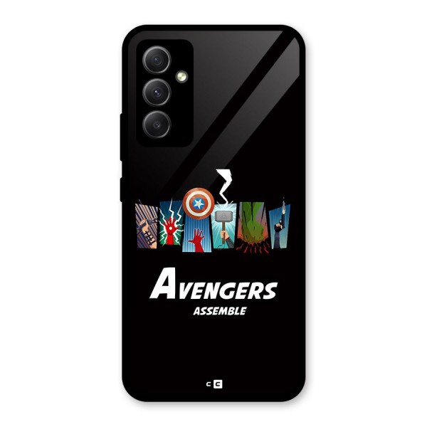 Avengers Assemble Glass Back Case for Galaxy A34