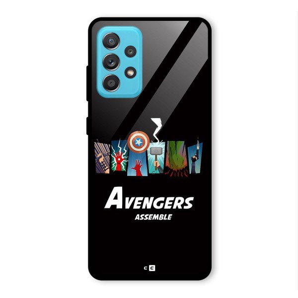 Avengers Assemble Glass Back Case for Galaxy A52