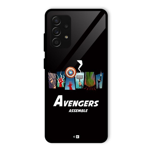 Avengers Assemble Glass Back Case for Galaxy A53 5G