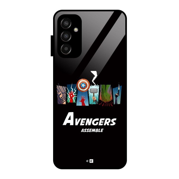 Avengers Assemble Glass Back Case for Galaxy F13