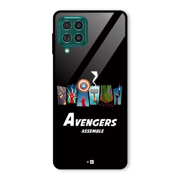 Avengers Assemble Glass Back Case for Galaxy F62